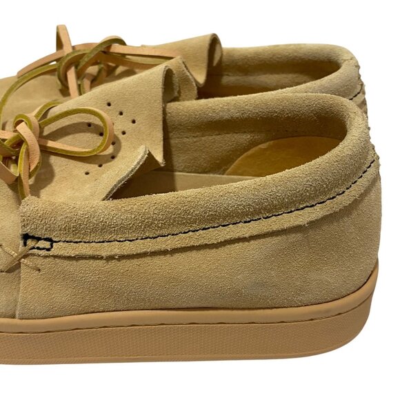 Mens Tan Suede Casual Shoes Size 6.5 Lace-Up Comfortable Durable Sole - Picture 6 of 10